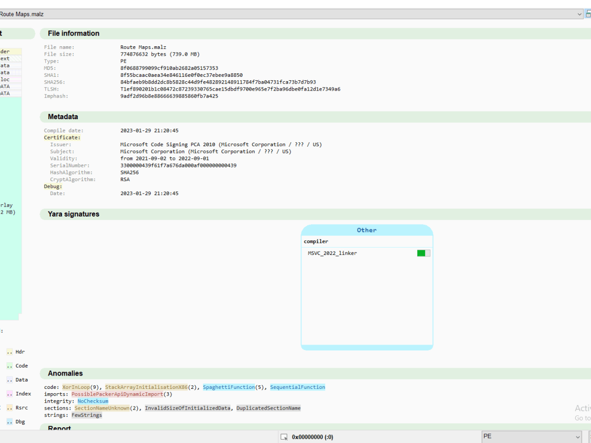 Understanding PE Bloat with&nbsp;Malcat