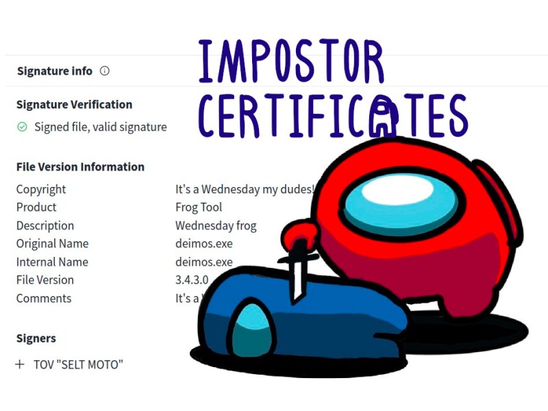 Impostor Certificates